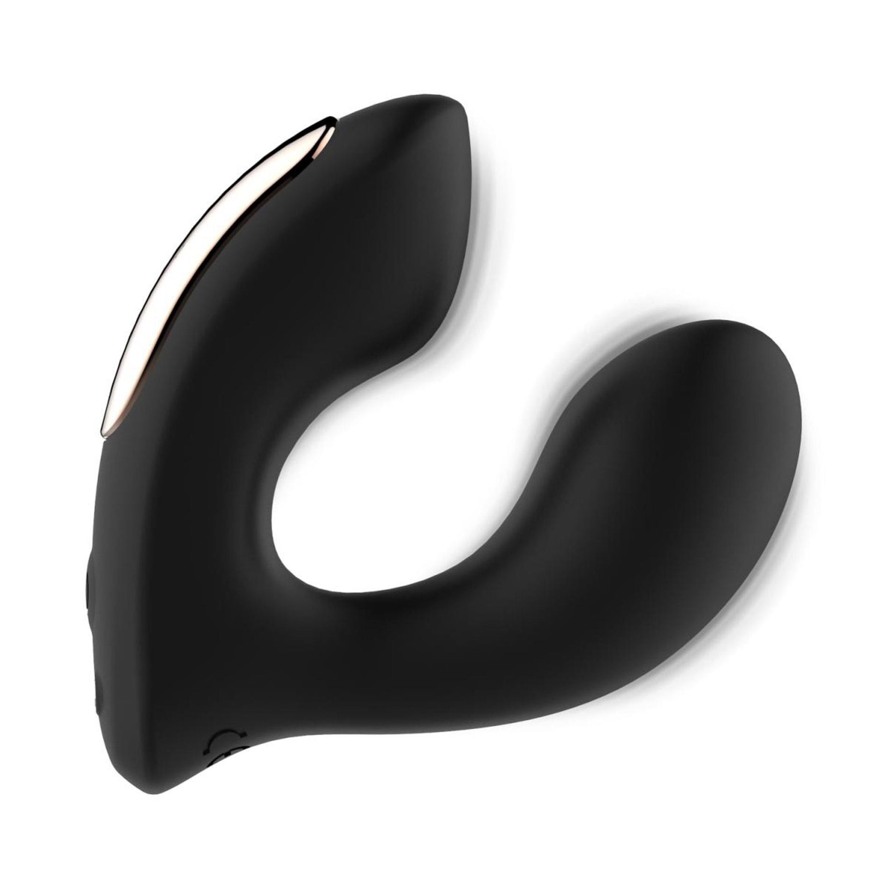 Vibrator portabil Rosy Gold cu carcasă de încărcare, negru
