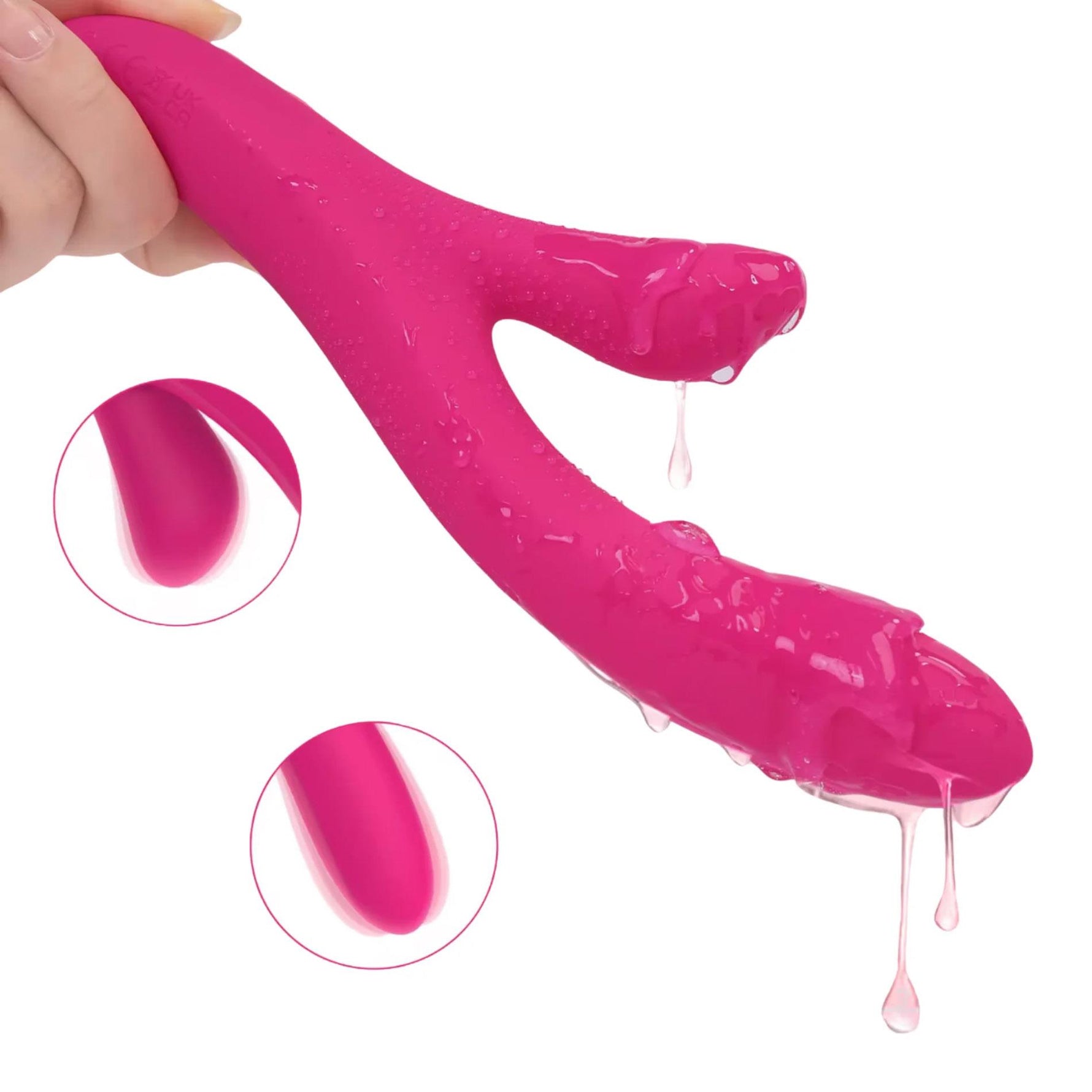 Vibrator Vibey Model Y Power Escorts Bunny roz USB 23 5 cm