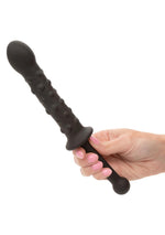 Sondă flexibilă cu bile din silicon Calexotics, neagră, 25,5 cm