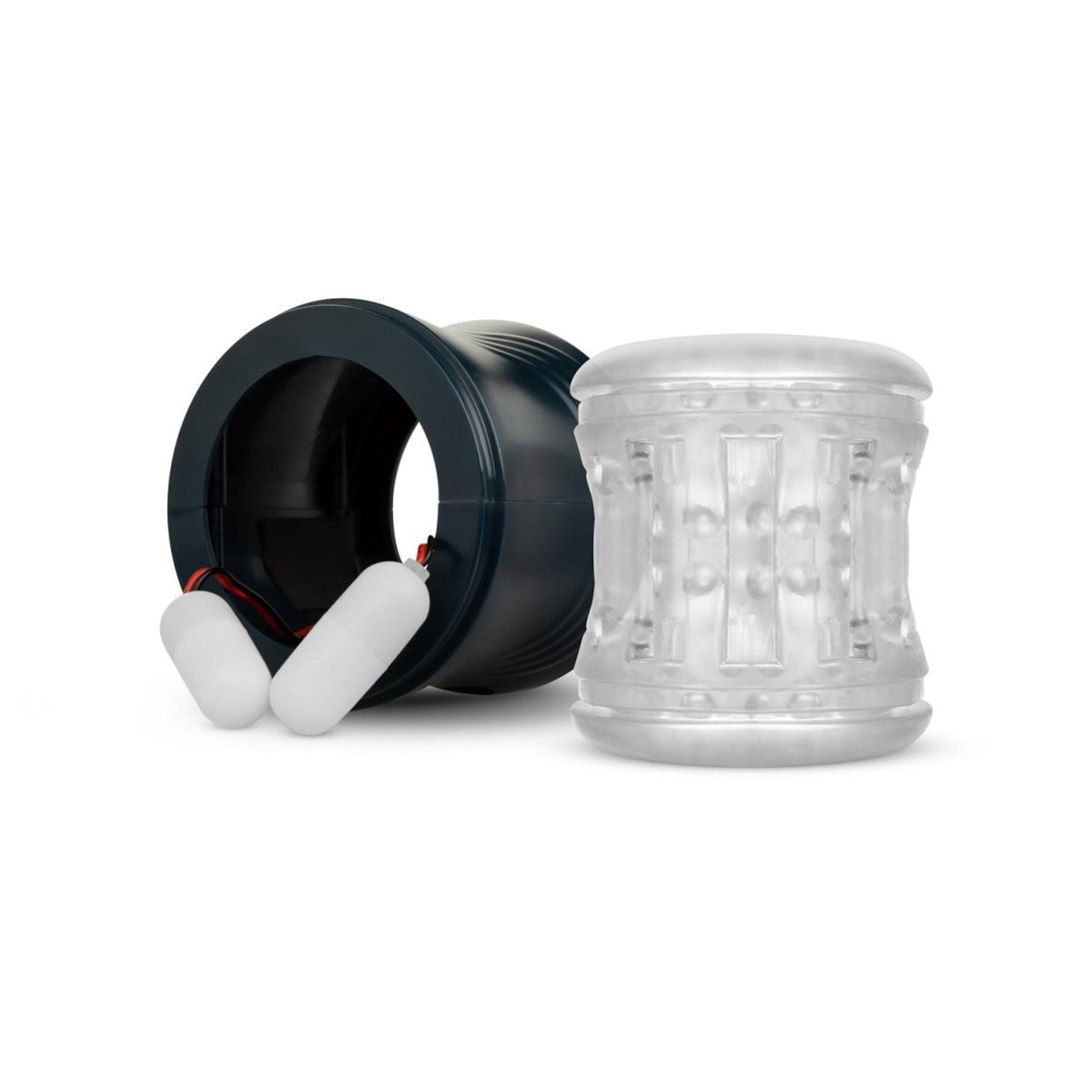 Masturbator vibrant FPPR albastru USB 10 cm
