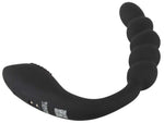 Vibrator anal flexibil din silicon Black Velvets cu USB, 26 cm