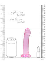 Dildo realist RealRock cu ventuză 17 cm