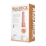 Vibrator realist RealRock, glisant, 20,5 cm, culoarea pielii