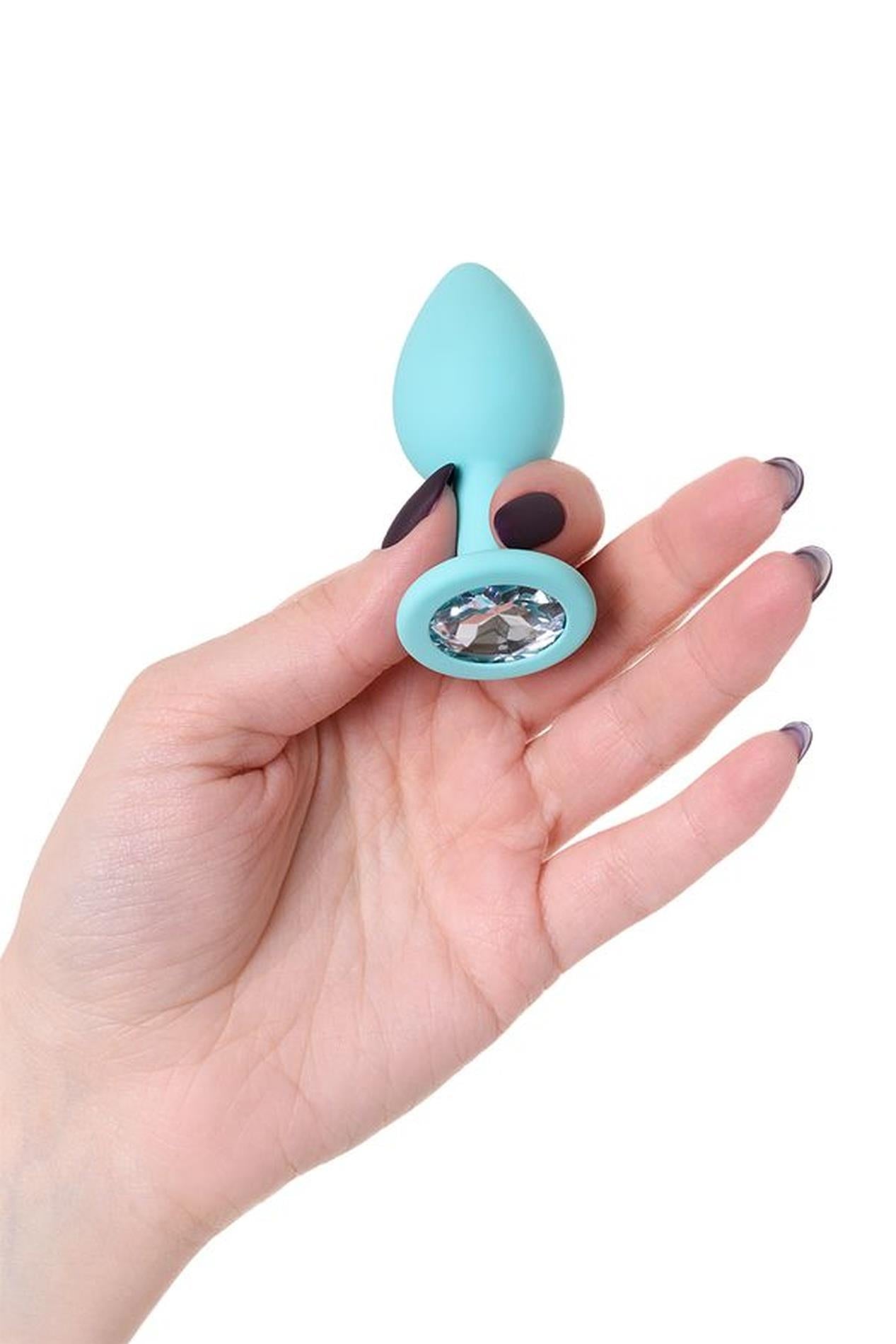 Plug anal miniatural ToDo Brilliant, albastru