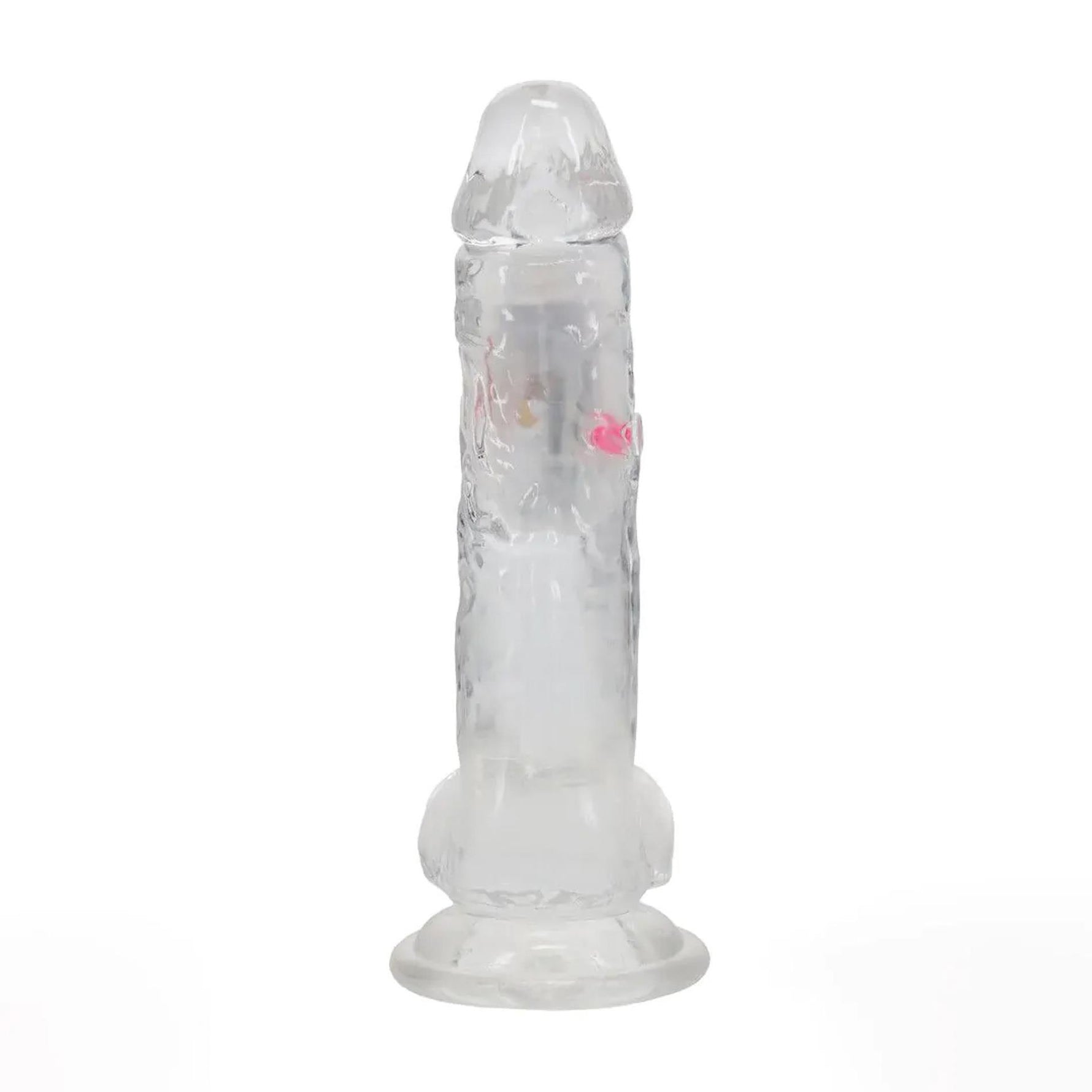 Vibrator realist RealRock transparent 22,5 cm