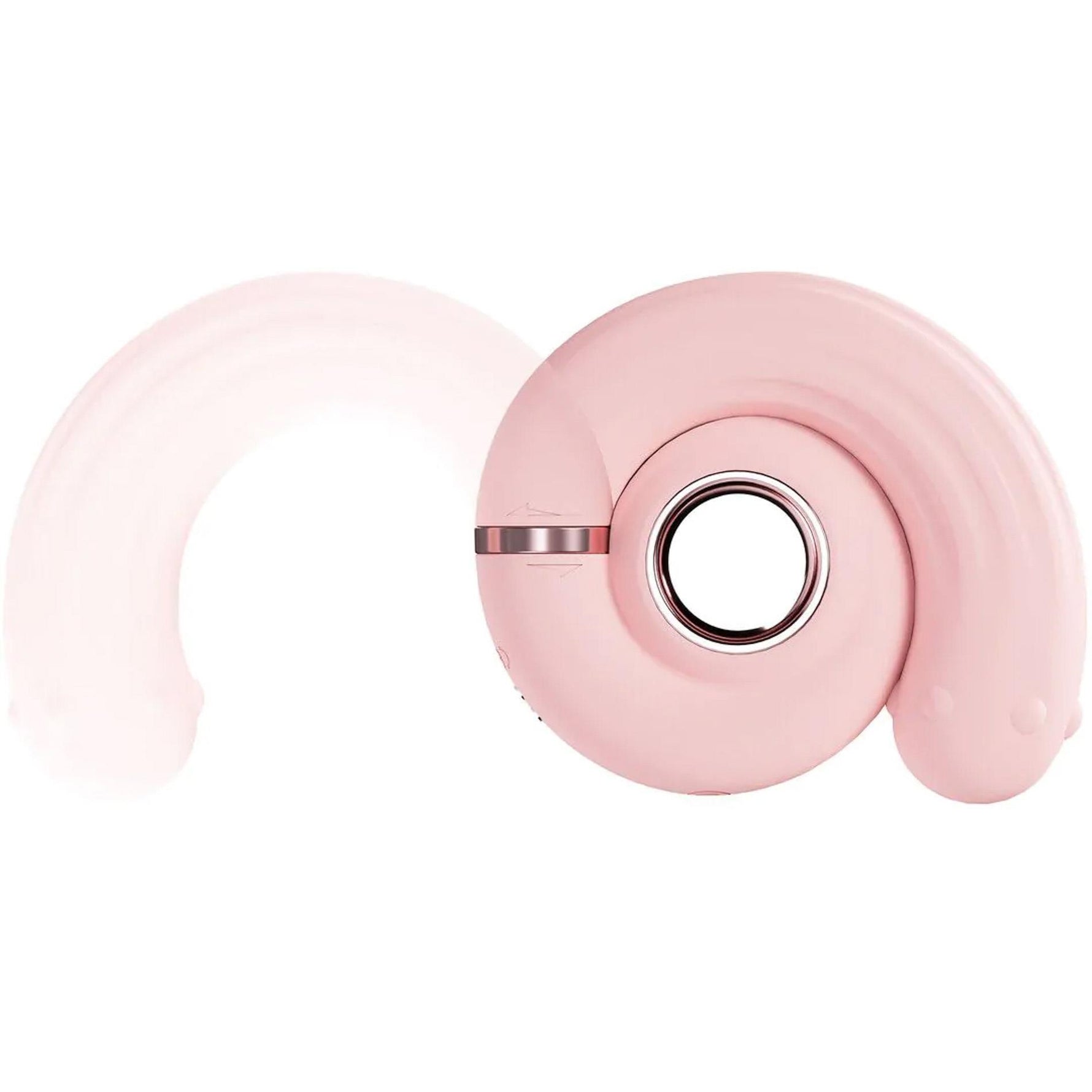 Vibrator rotativ cu mărgele Perles Loveline roz 11-8 cm