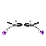Cleme pentru mameloane cu pene reglabile exclusive Fetish seria B 17 7,5 cm