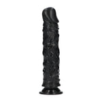 Dildo realist Jim Liquorice cu parfum de lemn dulce 20 cm