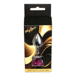Bijuterii anale argintii MyLove Toys roz 7 cm