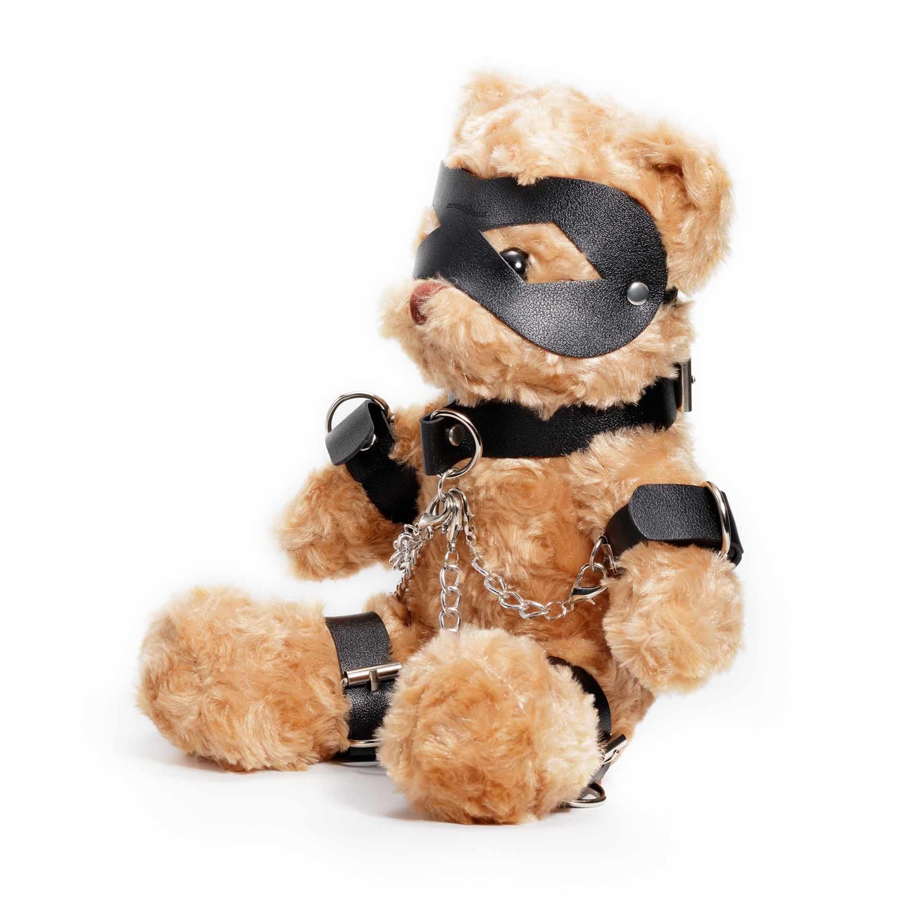 Ursuleț de bondage Crushito Crushious negru 31 cm