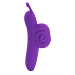 Vibrator deget Pretty Love Snail USB din silicon, 10 funcții