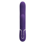 Vibrator Pretty Love din silicon cu formă de iepuraș, 14 funcții, USB