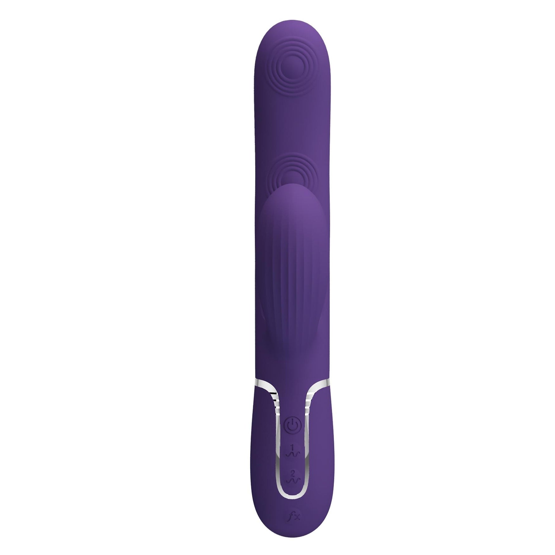 Vibrator Pretty Love din silicon cu formă de iepuraș, 14 funcții, USB