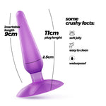 Dop anal piramidal Jolly Crushious, liliac, 11 cm