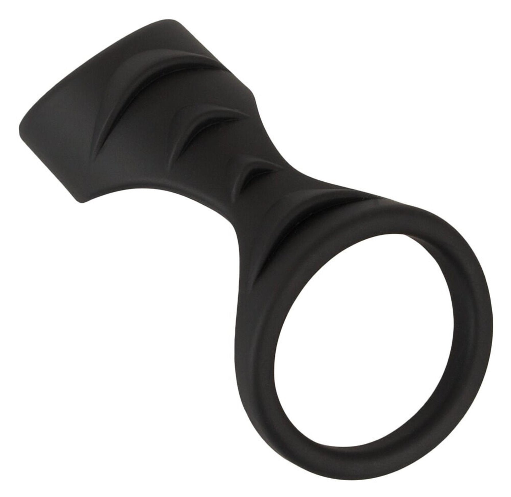 Manșetă penis Erecto din silicon cu inel testicular 8 cm