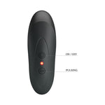 Vibrator anal Pretty Love Archenemy cu 12 pulsații, silicon, USB, negru
