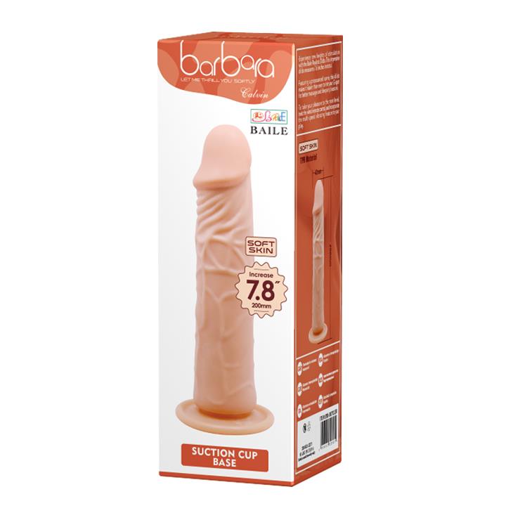 Dildo Baile Barbara cu vene de carne 19 cm