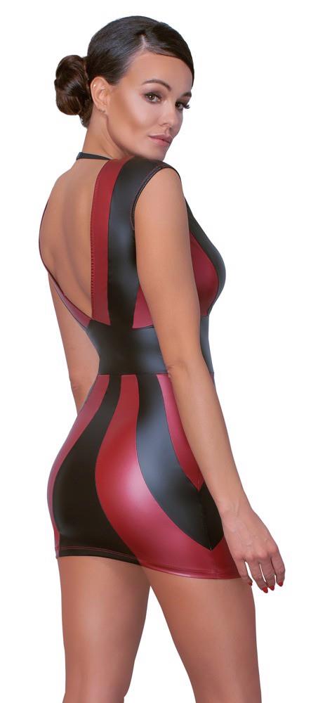 Rochie mulată Cottelli PARTY roșu negru S