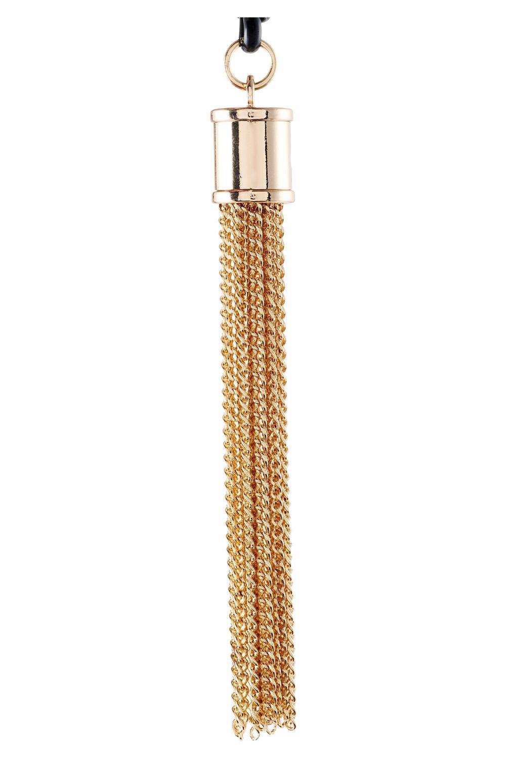 Cleme pentru mameloane Draped Desire Guilty Pleasure cu franjuri aurii
