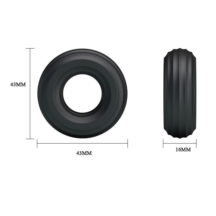 Set de inele pentru penis din silicon Baile, 3 mărimi