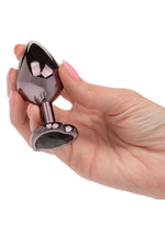 Plug anal Diamond Heart Large Calexotics argintiu 7 cm