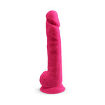 Dildo realist Silexd cu ventuză, silicon, roz, 38 cm