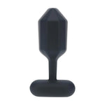Dop anal vibrant hexagonal din silicon Levelz L, negru, 14 cm