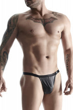Regnes Fetish Planet tanga bărbătească wetlook negru, mărimea S
