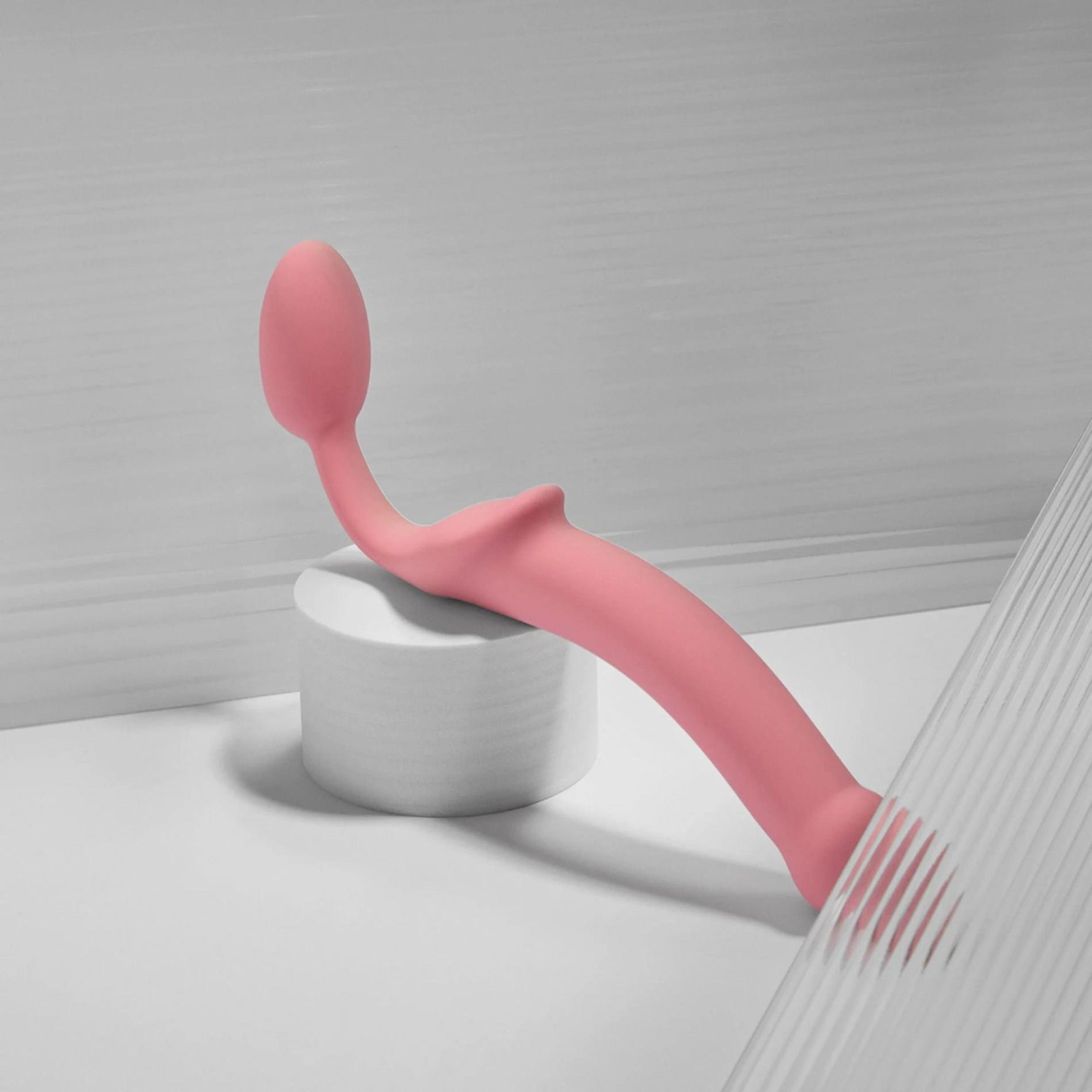 Strapoane din silicon semi-realist flexibil Dorcel roz M