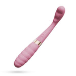 Vibrator Crushious Pixie cu două USB pentru punctul G, 20 cm