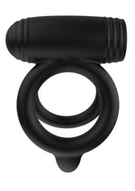 Inel vibrator dublu Elite Power Twin Hidden Desire cu 10 moduri