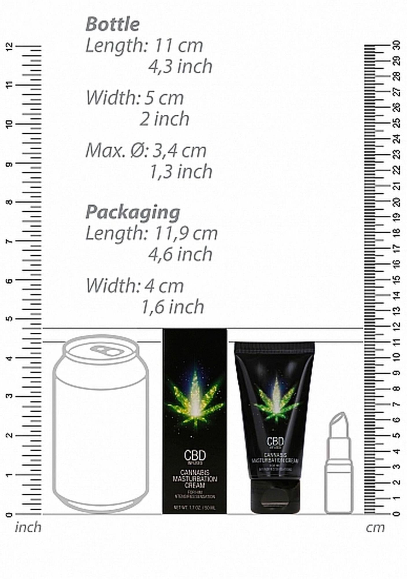 Cremă de masturbare cu CBD Pharmquests 50 ml