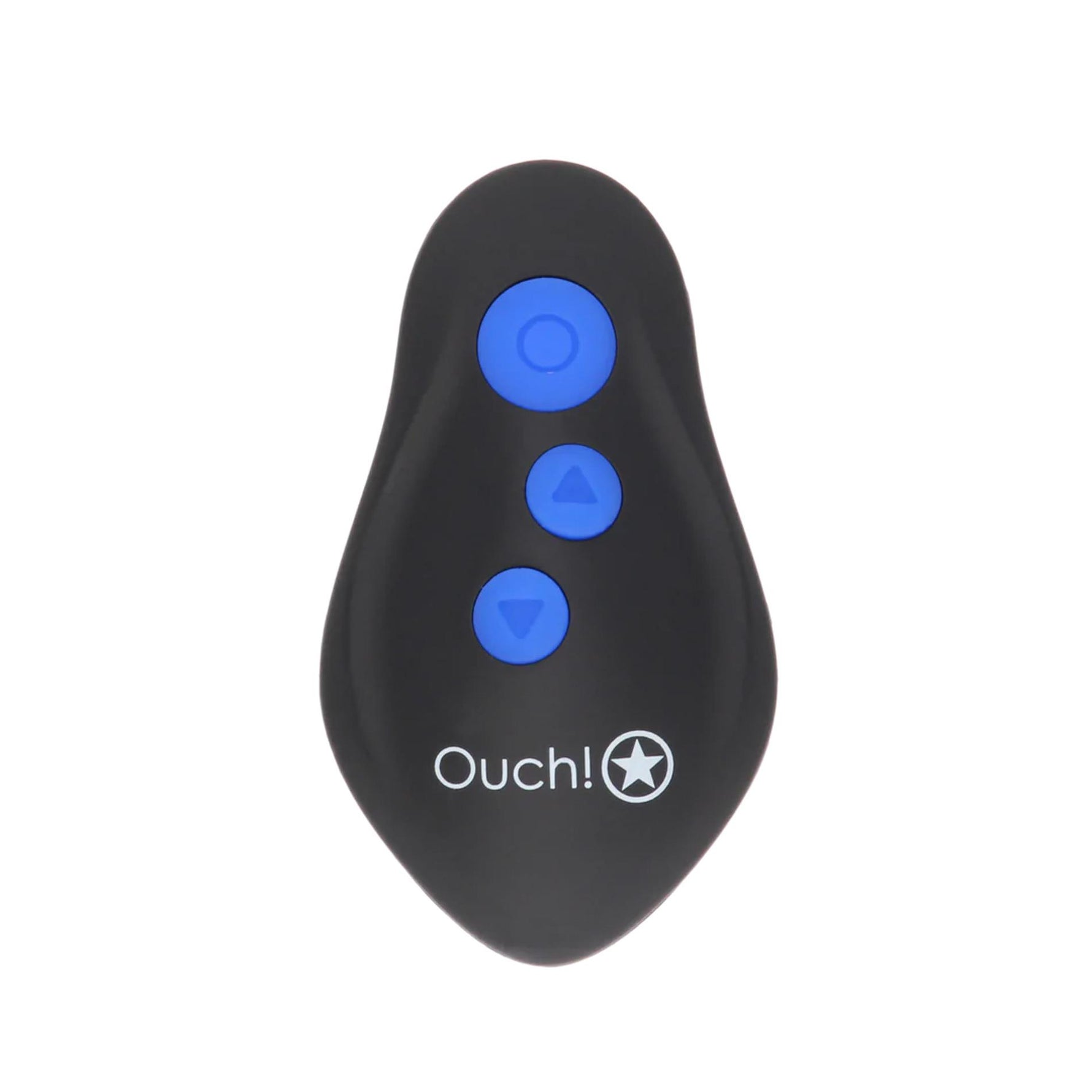 Au! Plug anal vibrant cu electrostimulare și inel, 14,5 cm