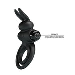 Inel pentru penis Pretty Love Vibrant III Negru