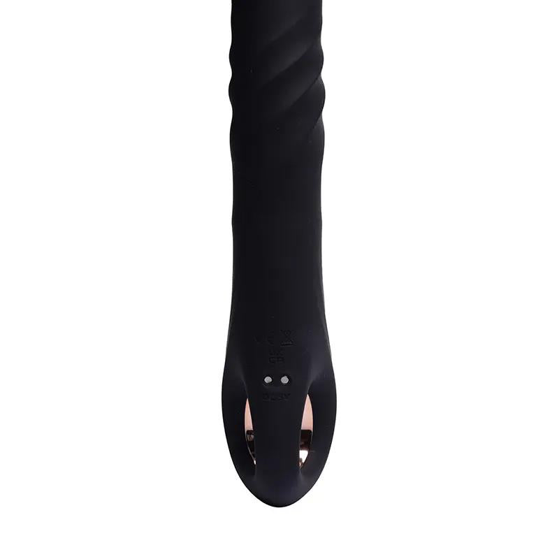 Vibrator Fantasy Pluto Bunny cu USB de împingere 23 cm