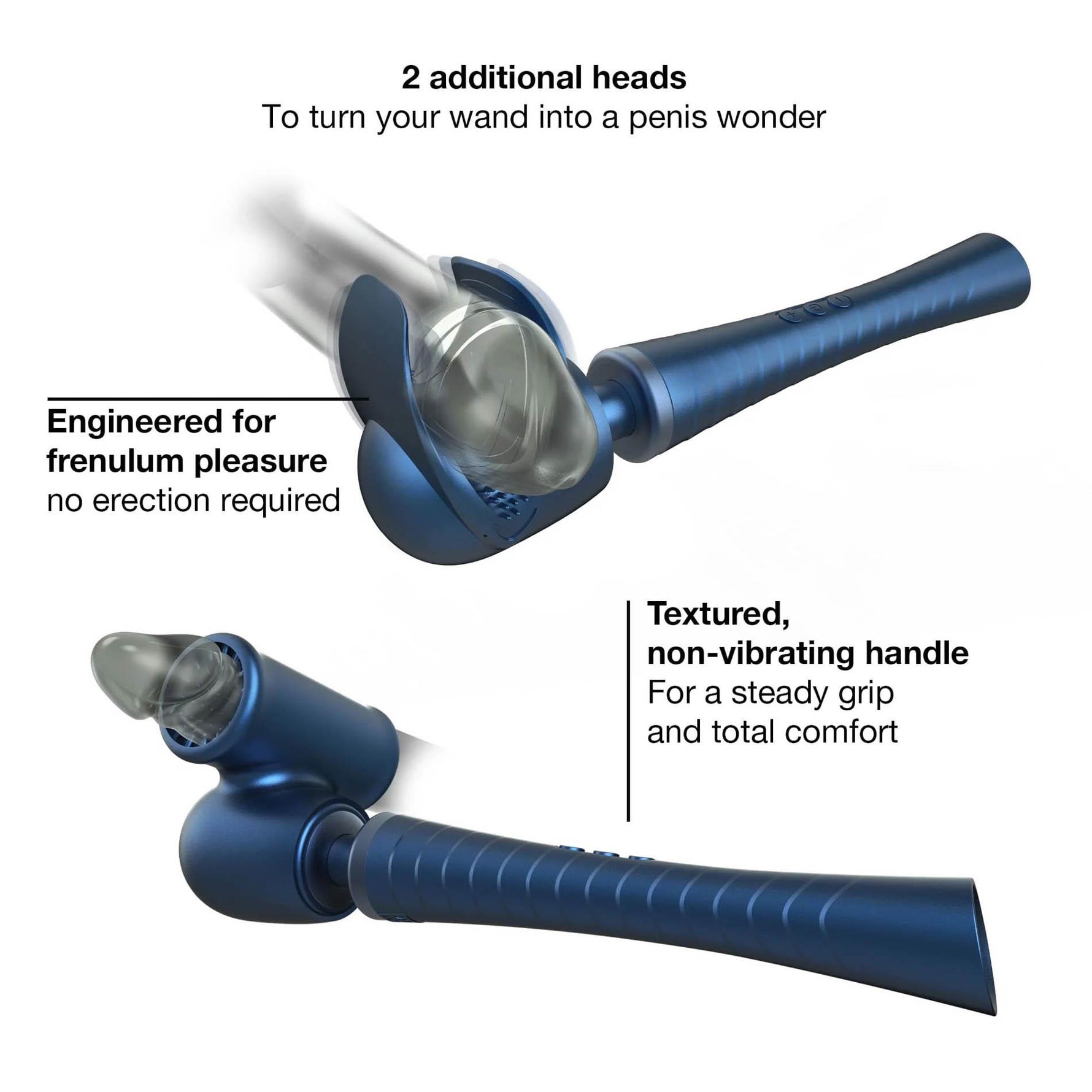 Aparat de masaj vibrator Man.wand Edgy Stellar Blue