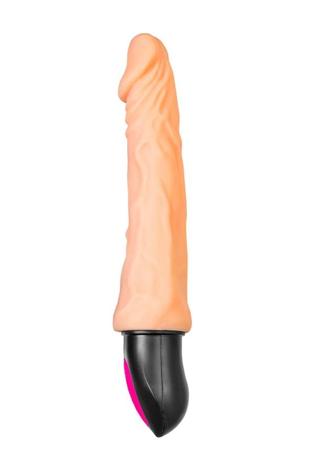 Vibrator flexibil încălzit realist A-Toys Cocksman 20,5 cm