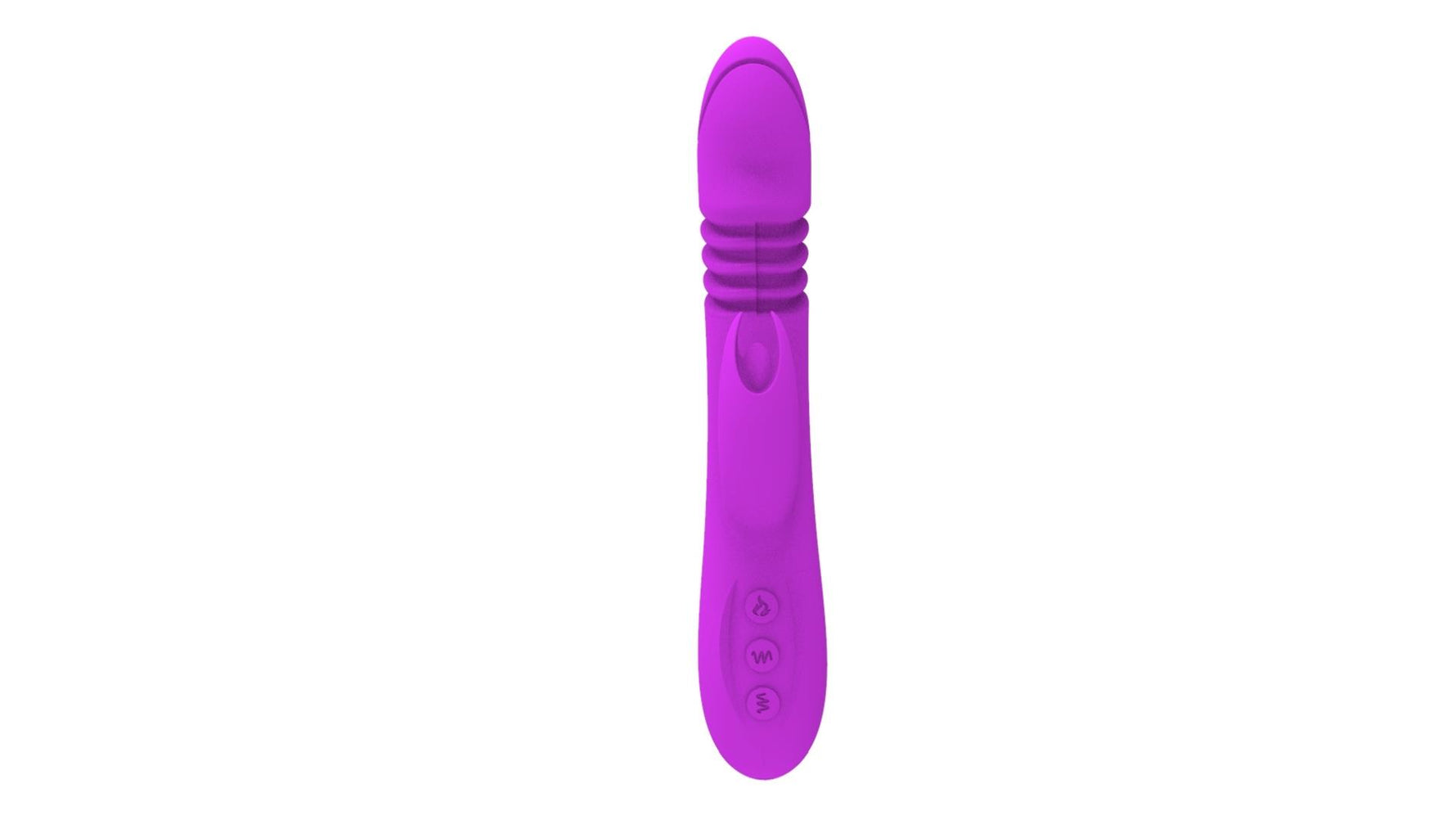 Vibrator Ella cu iepuraș, silicon, încălzit, glisant, USB