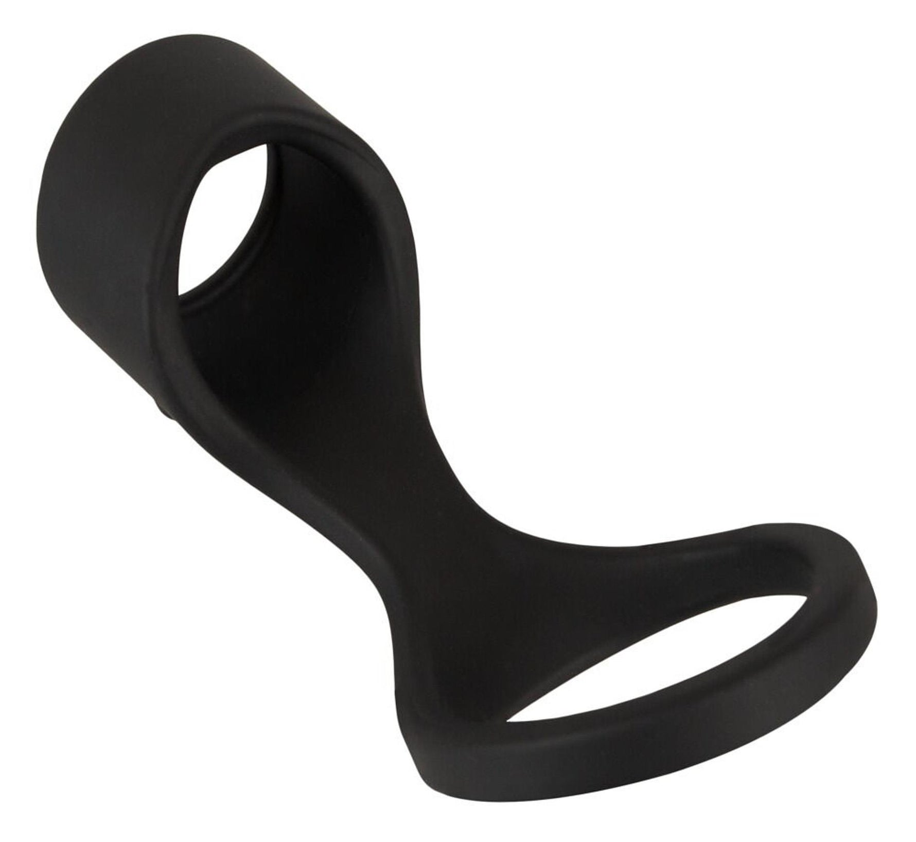 Manșetă penis Erecto din silicon cu inel testicular 8 cm
