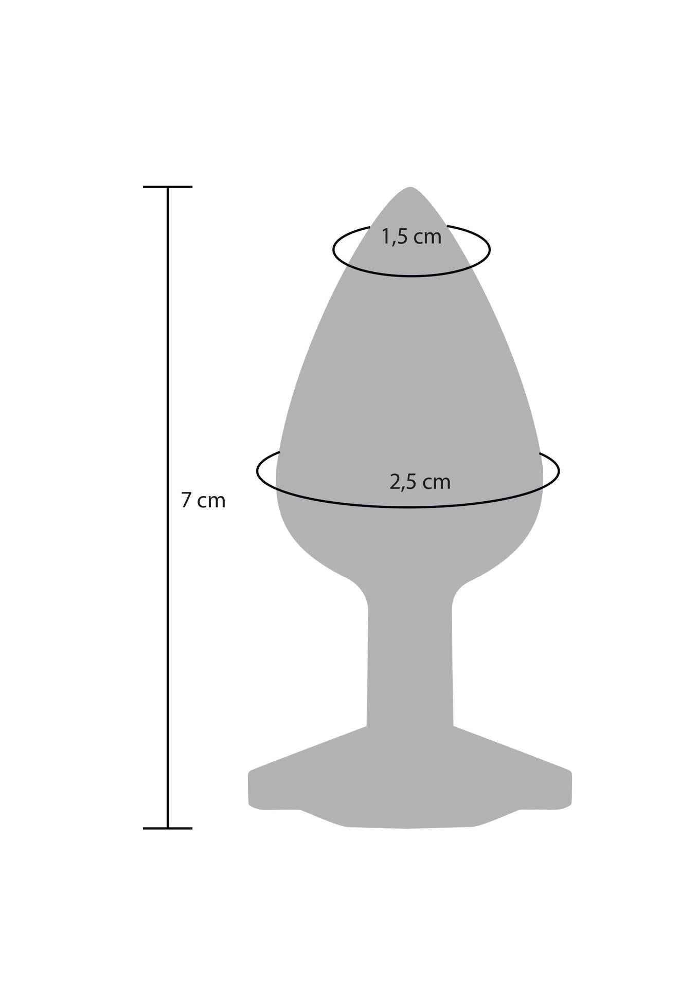 Plug anal Diamond Booty Jewel ToyJoy roz 7 cm