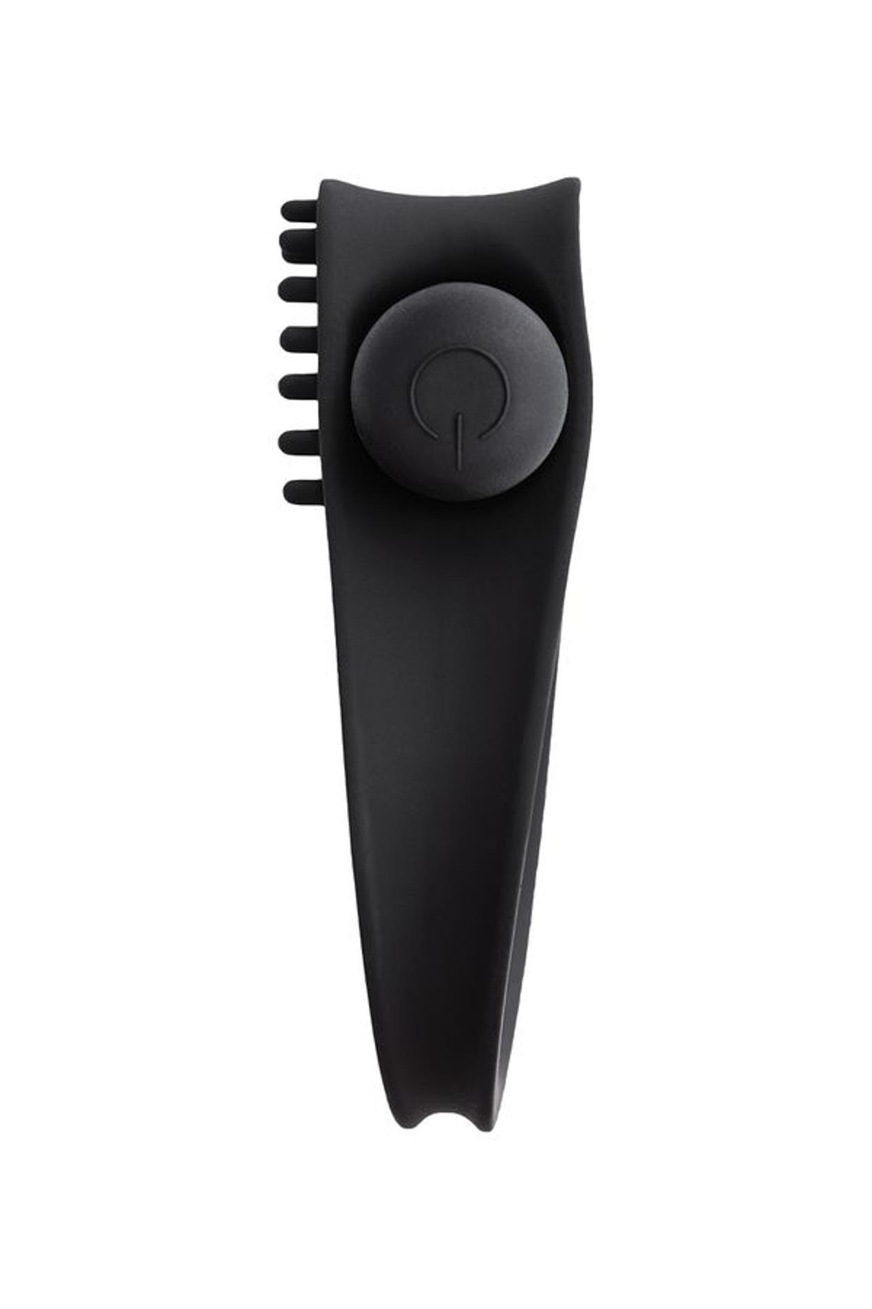 Inel vibrant pentru penis A Toys BRID din silicon, negru