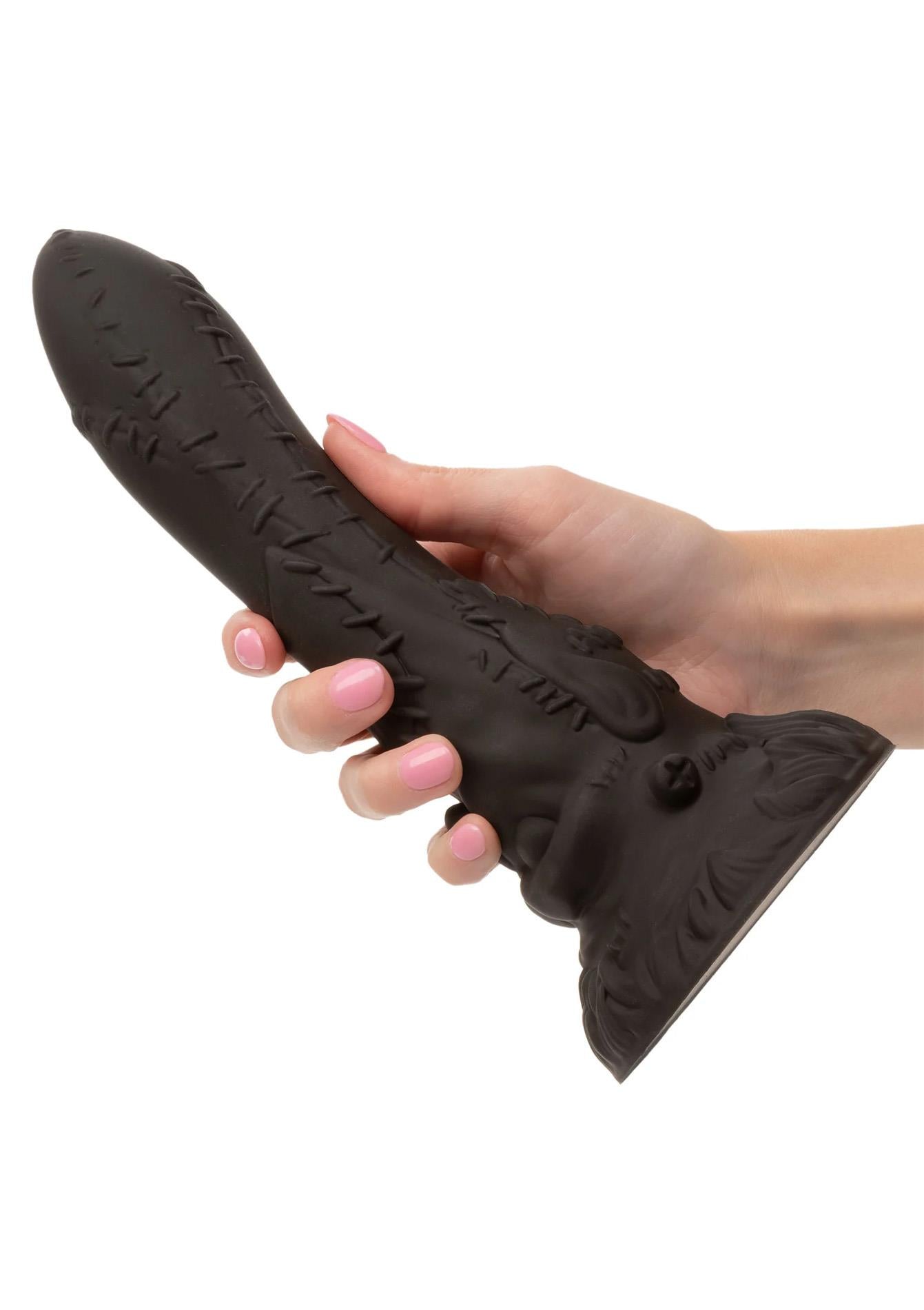 Dildo Frankenstein din silicon Calexotics Negru 24,3 cm