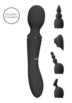 Stimulator clitoridian USB Vive Nami din silicon negru