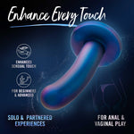 Dildo realist Temptasia Surrender albastru 14 cm