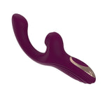 Vibrator Lila din silicon pentru punctul G, încălzit, cu 7 moduri, USB