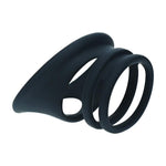 Set de 4 inele pentru penis Levelz din silicon, negre