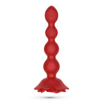 Plug anal rotativ Crushious Rosaline cu telecomandă, silicon, 19cm