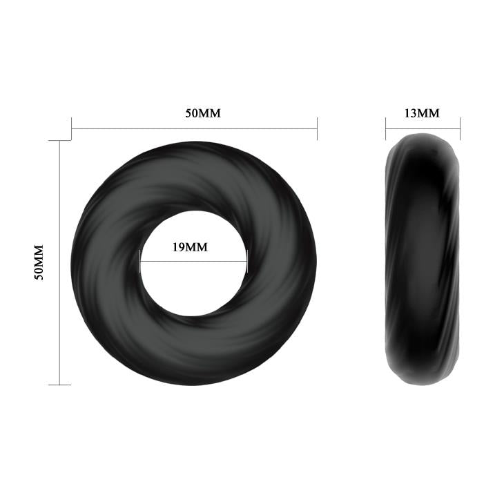 Inel pentru penis Crazy Bull din silicon super moale 5 cm