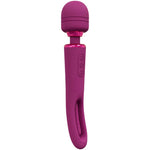 Vibrator USB cu două fețe, Vive Kiku roz, cu limbă fluturândă
