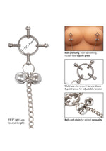 Cleme metalice pentru mameloane Calexotics tip clopoțel 49,5 cm